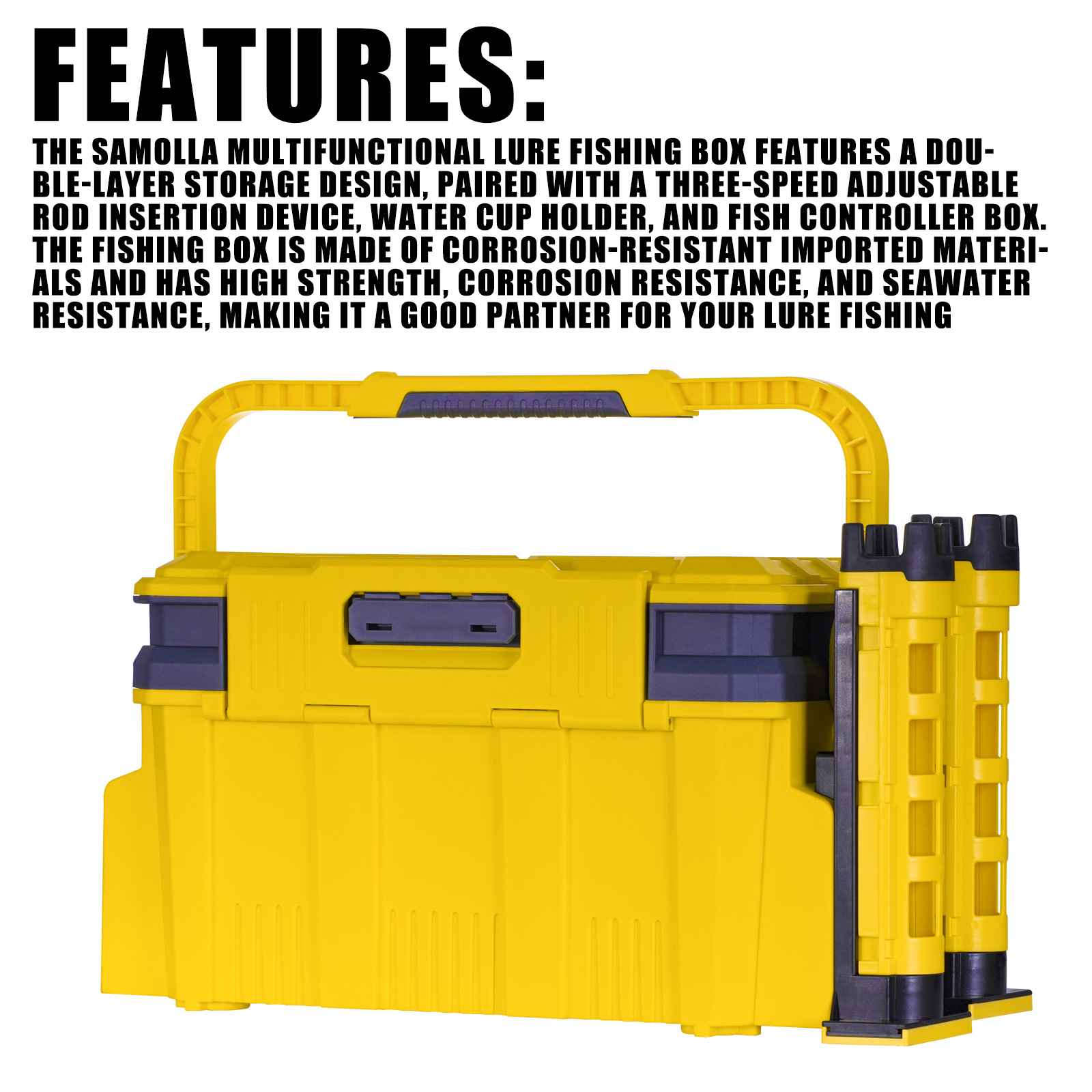 Новый большой ящик для рыбалки – обзор и цена Fishing Kayak Crate