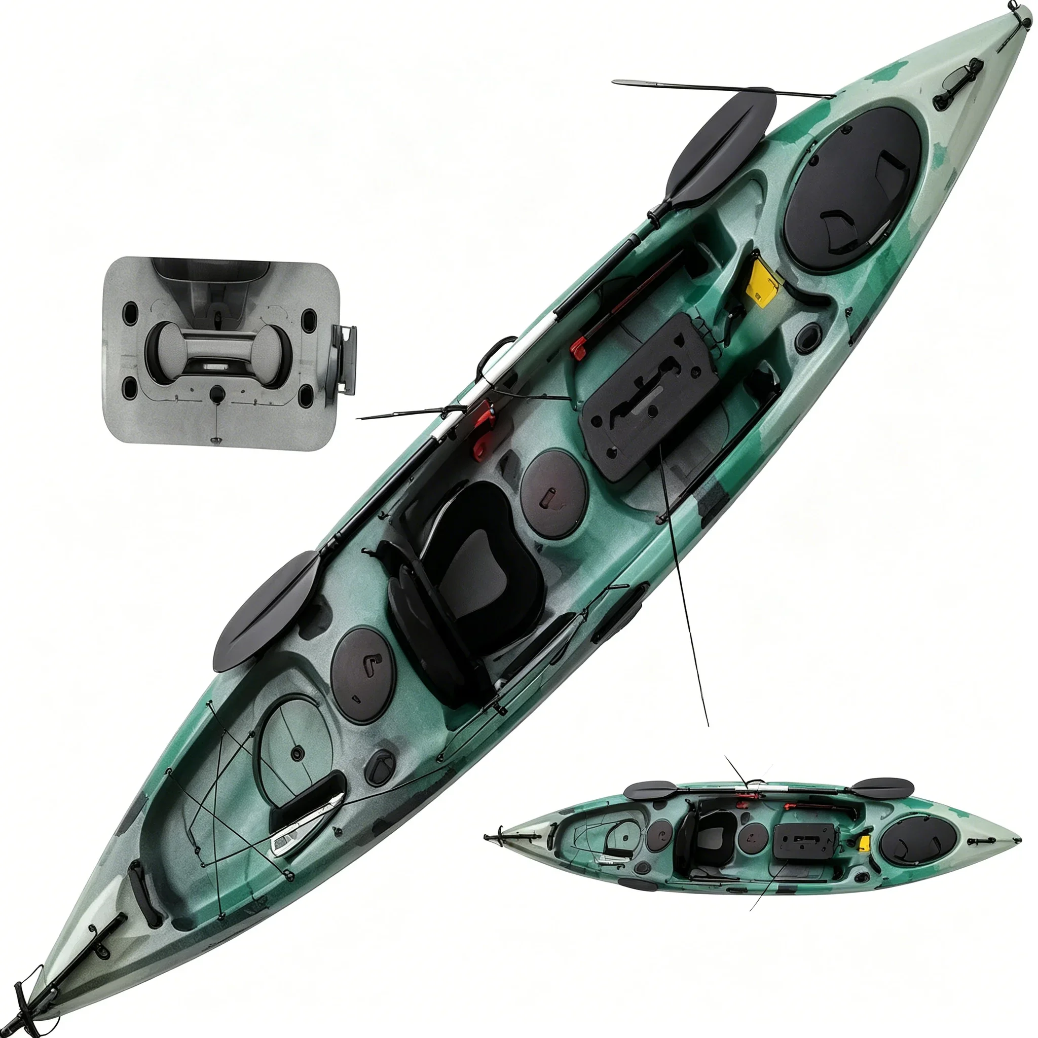 Одноместный рыболовный каяк из – обзор и цена Fishing Kayak Rod Holder