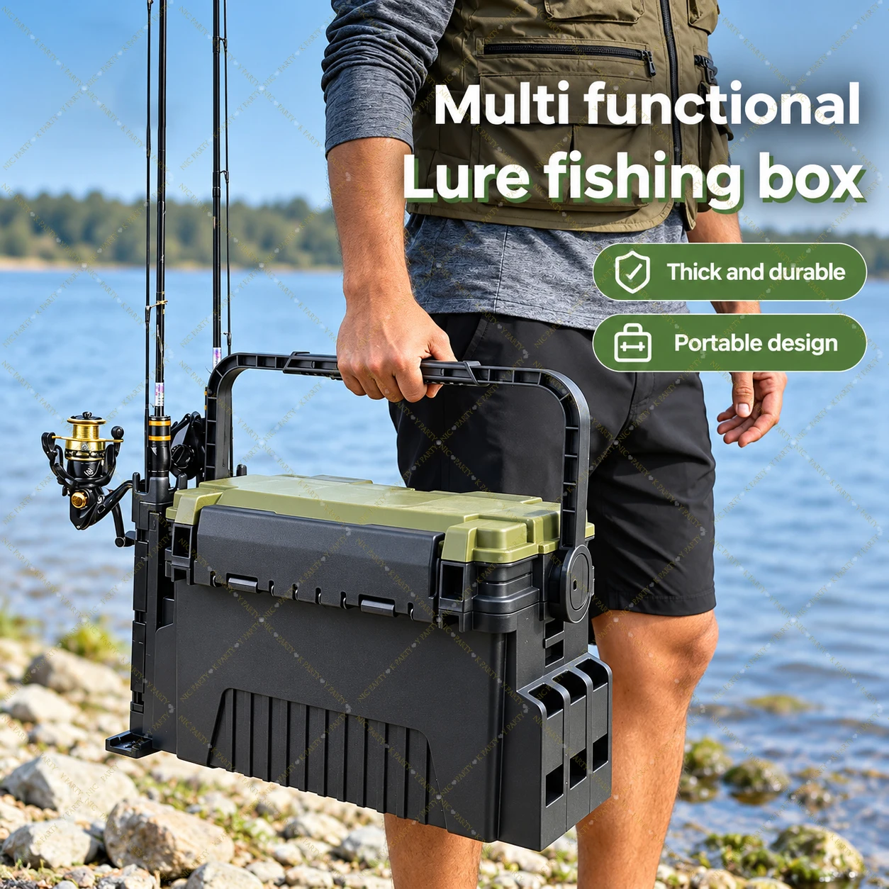 Большая рыболовная коробка с с – обзор и цена Fishing Kayak Crate